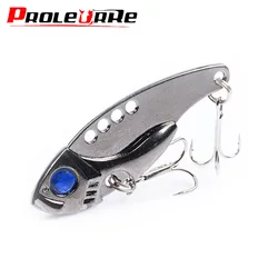 1 pz 3D cicala in metallo Vib esche da pesca 50mm 11g vibrazioni cucchiaio esca esca dura Bass Isca Crankbait Wobbler Spinner