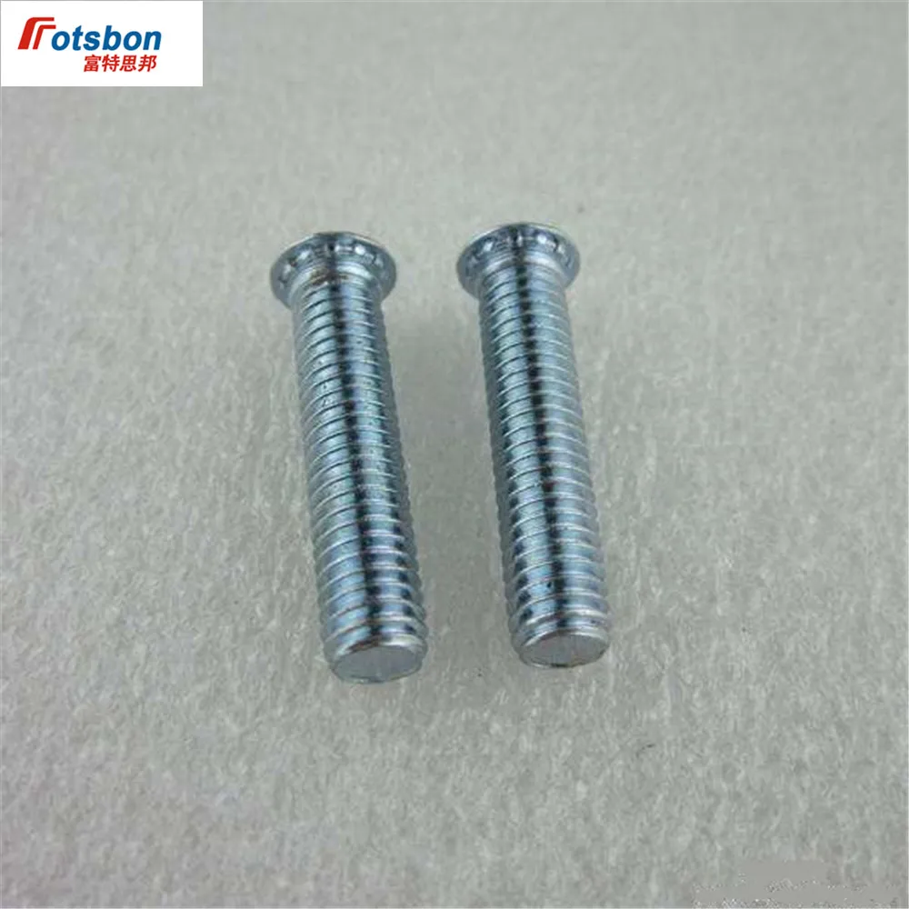 

FH-M3.5-10 Self-clinching Threaded Studs Flush Head Blind Rivet Protruding Pins for Sheet Metal PCB Fasteners Vis Panels Screws