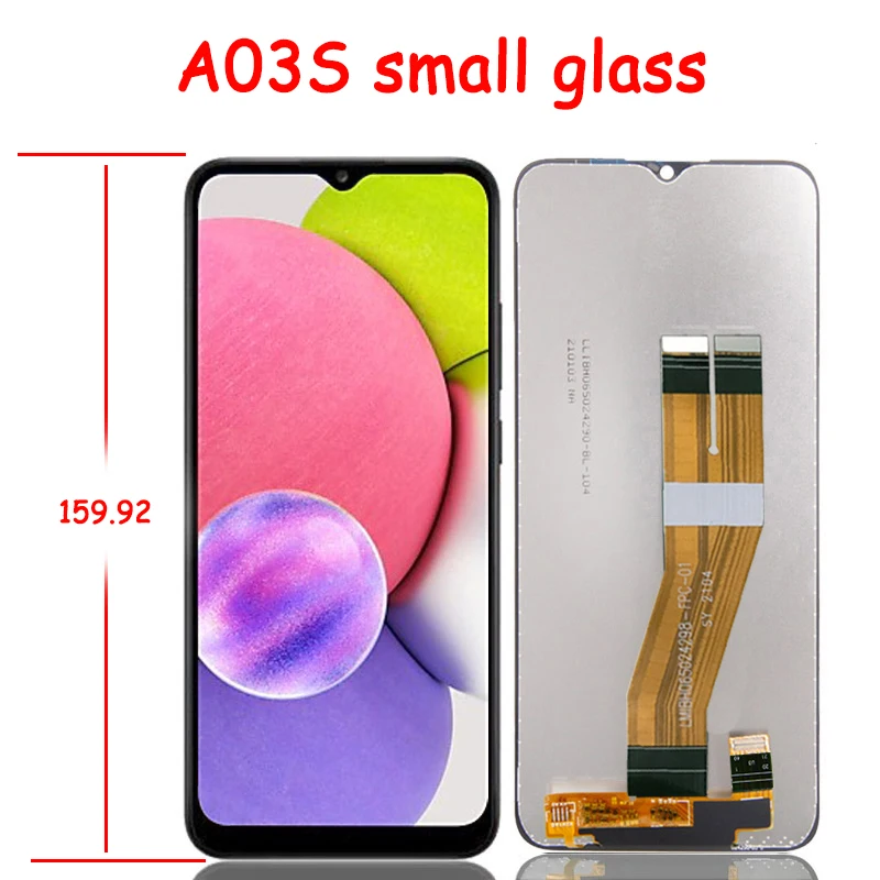 High Quality For Samsung  A03s LCD Display Touch Screen Digitizer With Frame For Samsung A03S A037F A037M A037FD A03s LCD