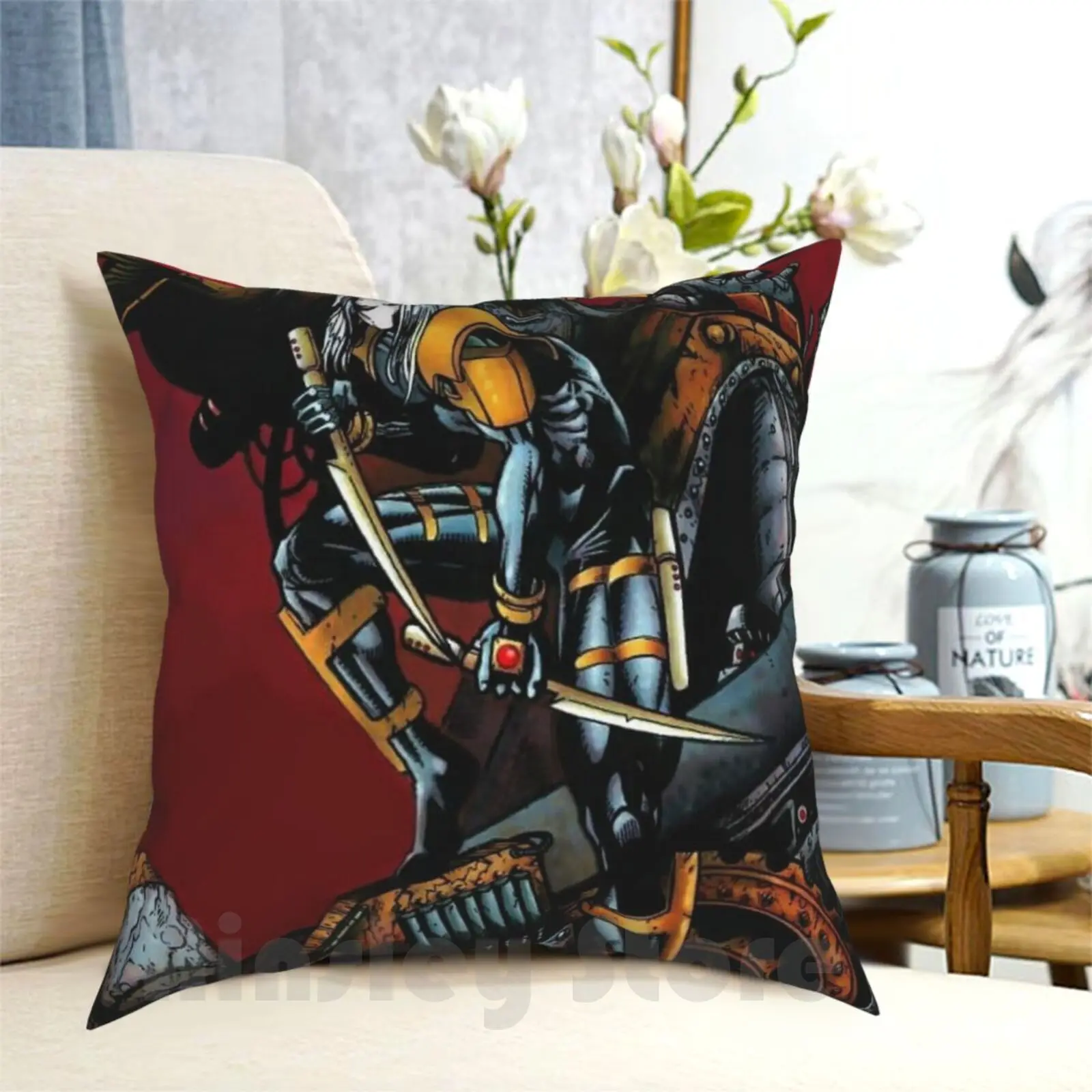 Hesser Original Character Pillow Case Printed Home Soft Throw Pillow Superhero Comic Books Comics Sci Fi Creatures