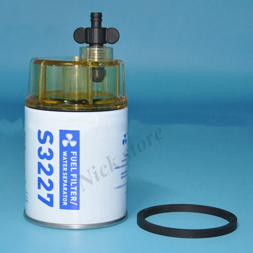 Fuel Filter S3213 S3227 Filter And Cup Outboard Engine  Fuel Water Separator Filter Element For Yacht Outboard Motor