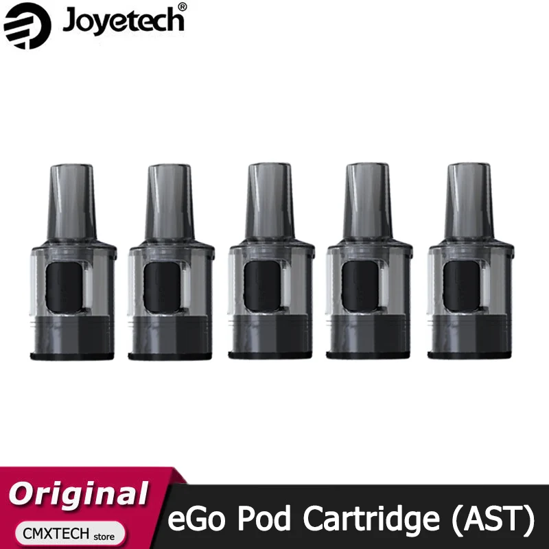 5PCs/lot Joyetech eGo Pod Cartridge AST 2ml with 1.0ohm coil AST Steel For E Cig eGo Pod AST Version/eGo Pod Update Version Kit