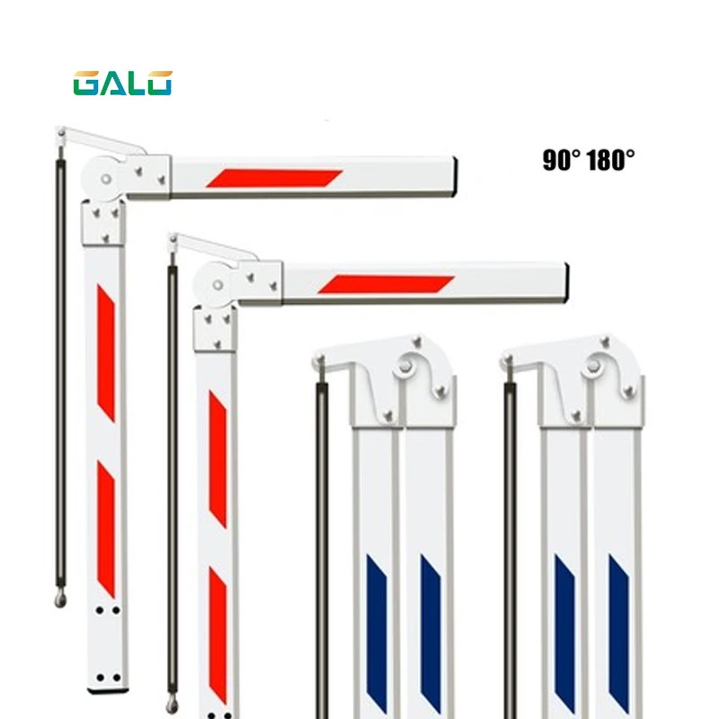 3 Meter Extendable'barrier Arm Voor Parking Gate, parkeer Barrier' Extend Arm Toegang Controller Systeem Boom Barrière (Alleen Arm)