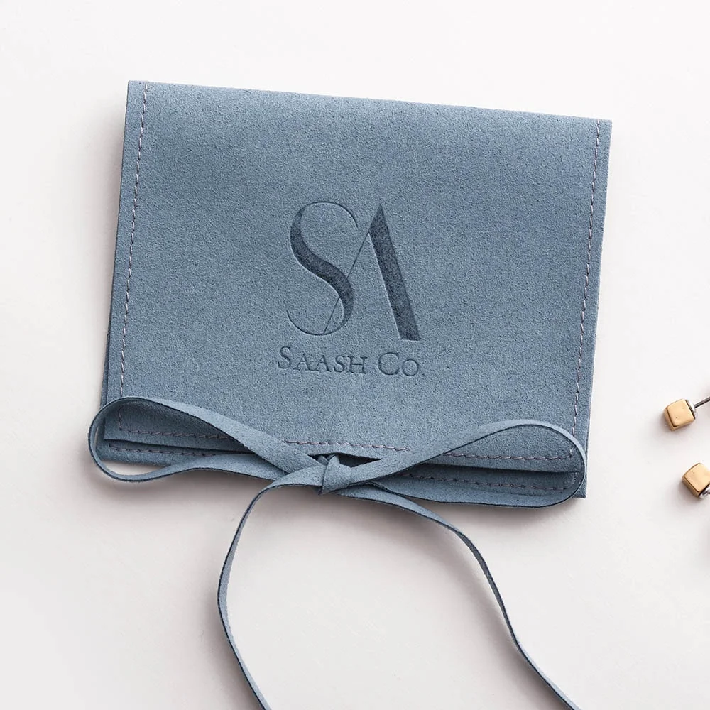 100 Stuks Gepersonaliseerde Logo Sieraden Verpakking Pouches Gedrukt Microfiber Envelop Roze Sieraden Verpakking Beeldscherm Gift Doek Bag