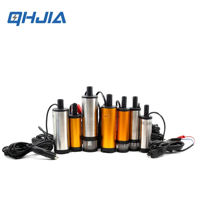 38MM Elektryczna pompa głębinowa do pompowania oleju napędowego Przenoszenie paliwa Dc 12V 24V Volt Mini samochodowa pompa ssąca na naftę 12lmin