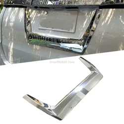 For Toyota Voxy Noah R80 2017 2018 ABS Chrome Trunk Lid Tailgate Cover Rear Gate Garnish Trunk Lid Trim Car Styling Accessories