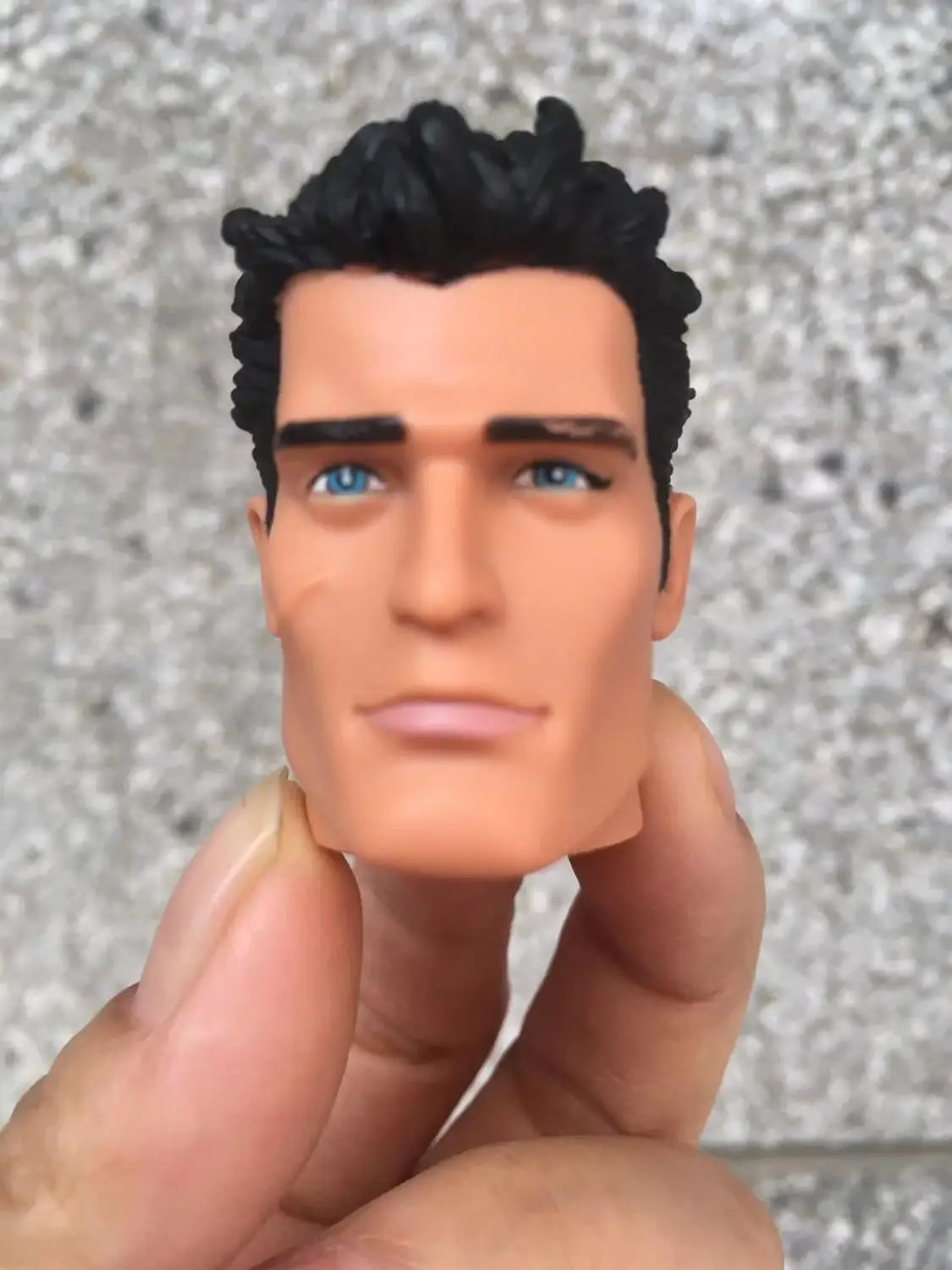 Short Hair Prince Ken Boyfriend Doll Head Toy Male Doll Toy Head DIY Doll Toy Parts Kids Birthday Present Girl Gifts