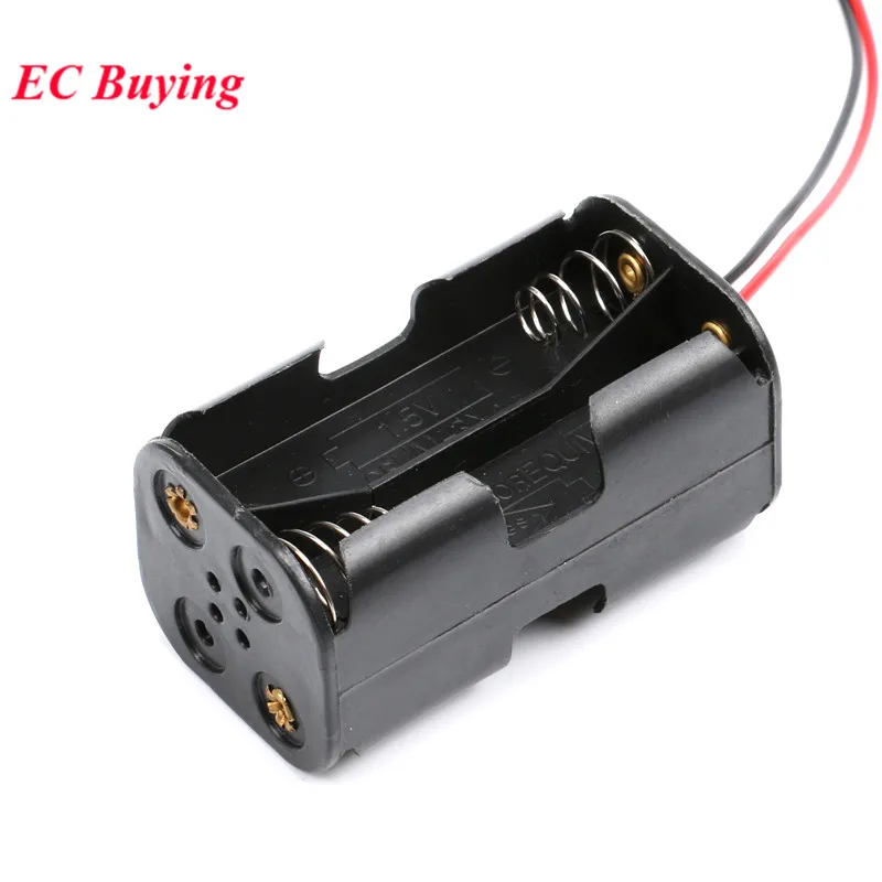 AA Battery Holder Case Box Double-sided 4AA 6AA 8AA Slots DIY Battery Case 6V/9V/12V