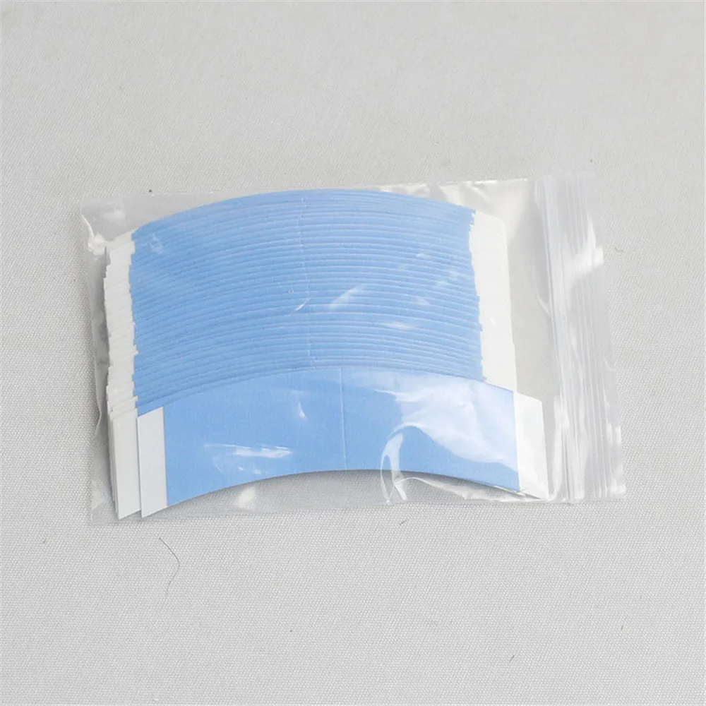 Tape Lace Front Hair System Tape Toupee Hairpiece Tape Adhesive Strips Wig Tape Double Sided Shape C Contour 36 Pieces Per Bag