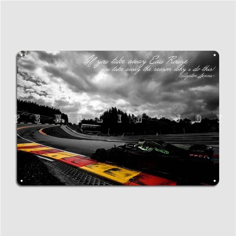 Eau Rouge Metal Plaque Poster Club Bar Wall Decor Club Decoration Tin Sign Poster