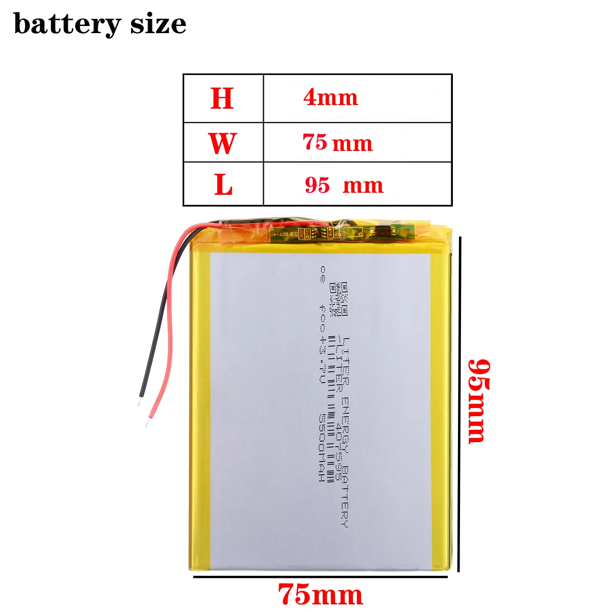 407595 3.7v 5500mAH litowo-jonowy Tablet pc do 7,8, 9 cal tablet PC 3.7V polimerowa bateria litowo-jonowa o wysokiej jakości