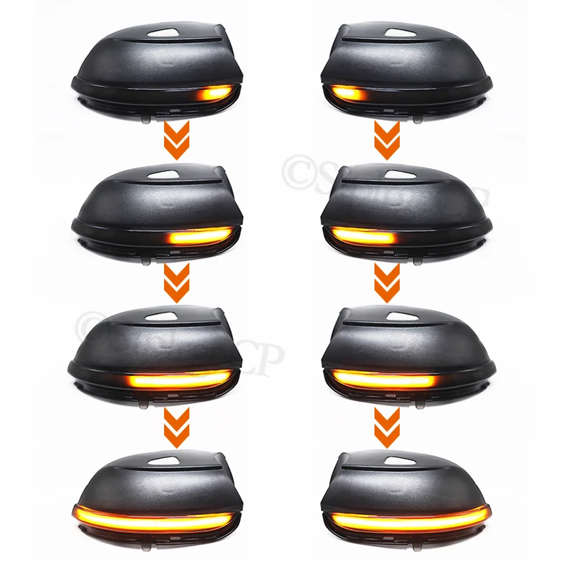 LED Side Wing Dynamic Turn Signal Light Rearview Mirror Indicator For VW Passat CC B7 Beetle Scirocco Magotan Jetta MK6 Euro PR