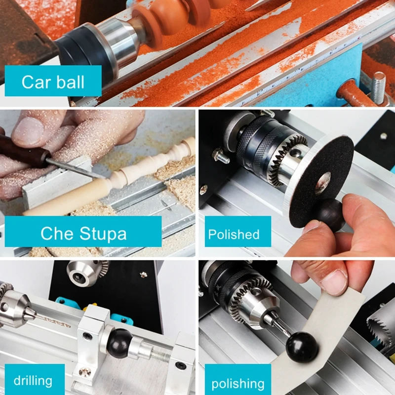 Mini Bead Machine Mini Round Bead Machine Bead Machine Household Small Bead Lathe Wooden Bead Machine Tool