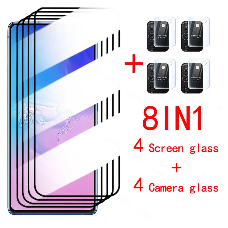 

For Glass Samsung Galaxy S10 Lite Tempered Glass Camera Lens Screen Protector Full Cover Film Samsung Note10 Lite Note 10 S10E