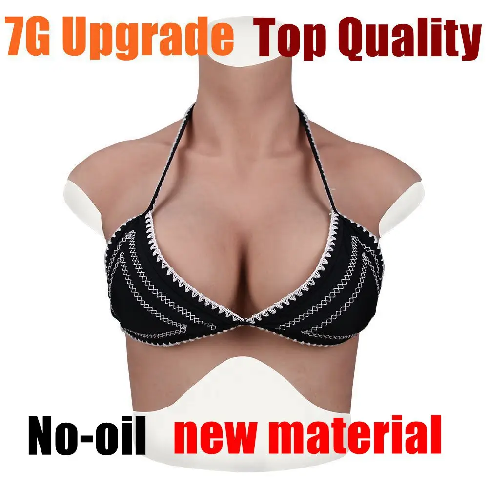 

7G New Upgrade Top Quality Fake Artificial Boob Realistic Silicone Breast Forms Crossdresser Shemale Transgender Drag Queen