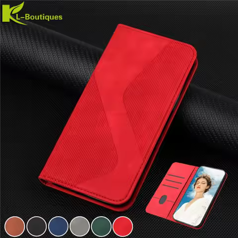Luxury Business Leather Phone Case For Samsung Galaxy S22 S21 Ultra S20 FE S10 S9 Plus Note 20 Ultra Coque Magnetic Flip Cover