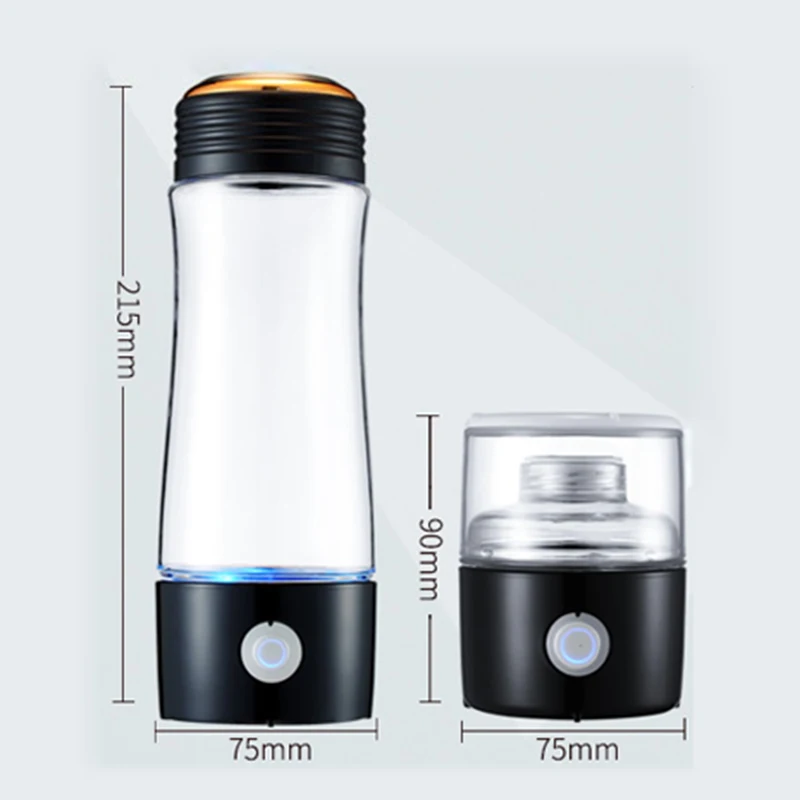 DrVoda-botella ionizadora de agua SPE Quantum H2, Nano, generador de hidrógeno de alta calidad, 3300ppb, máquina de respiración