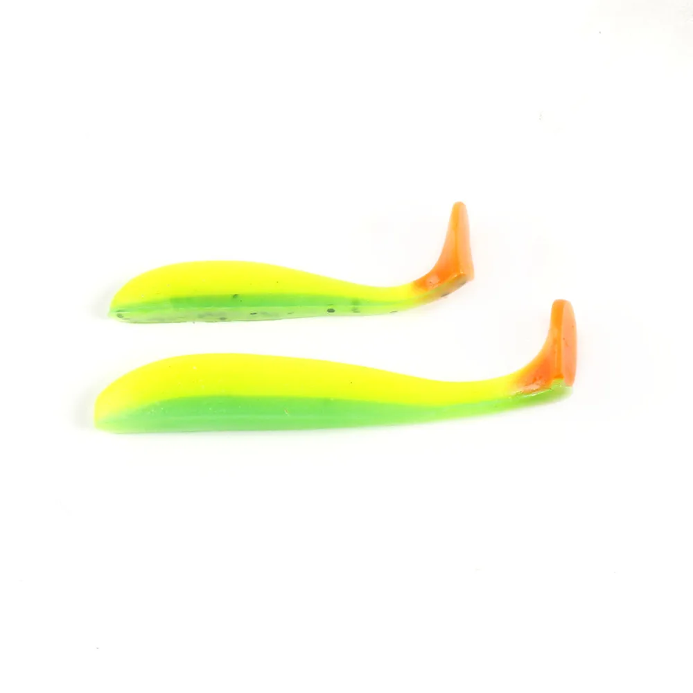 5Pcs/Lot 5cm 6.5cm Soft Worm Lures Silicone Bait Sea Fish Pva Swimbait Wobblers Goods For Fishing Artificial Tackle