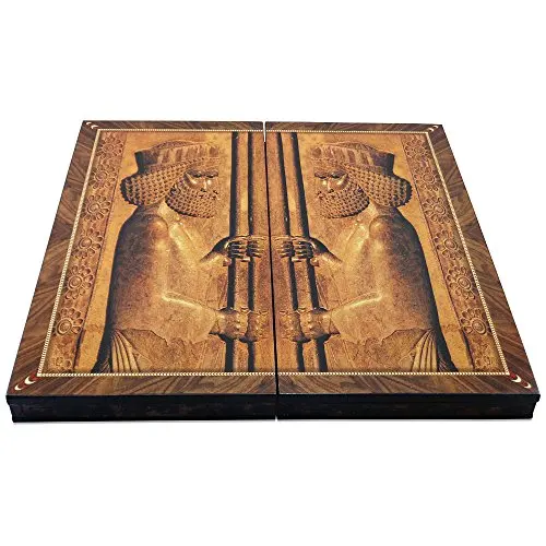 Shayniyenigun The 19 \'\'Persian King Backgammon Board Game Set