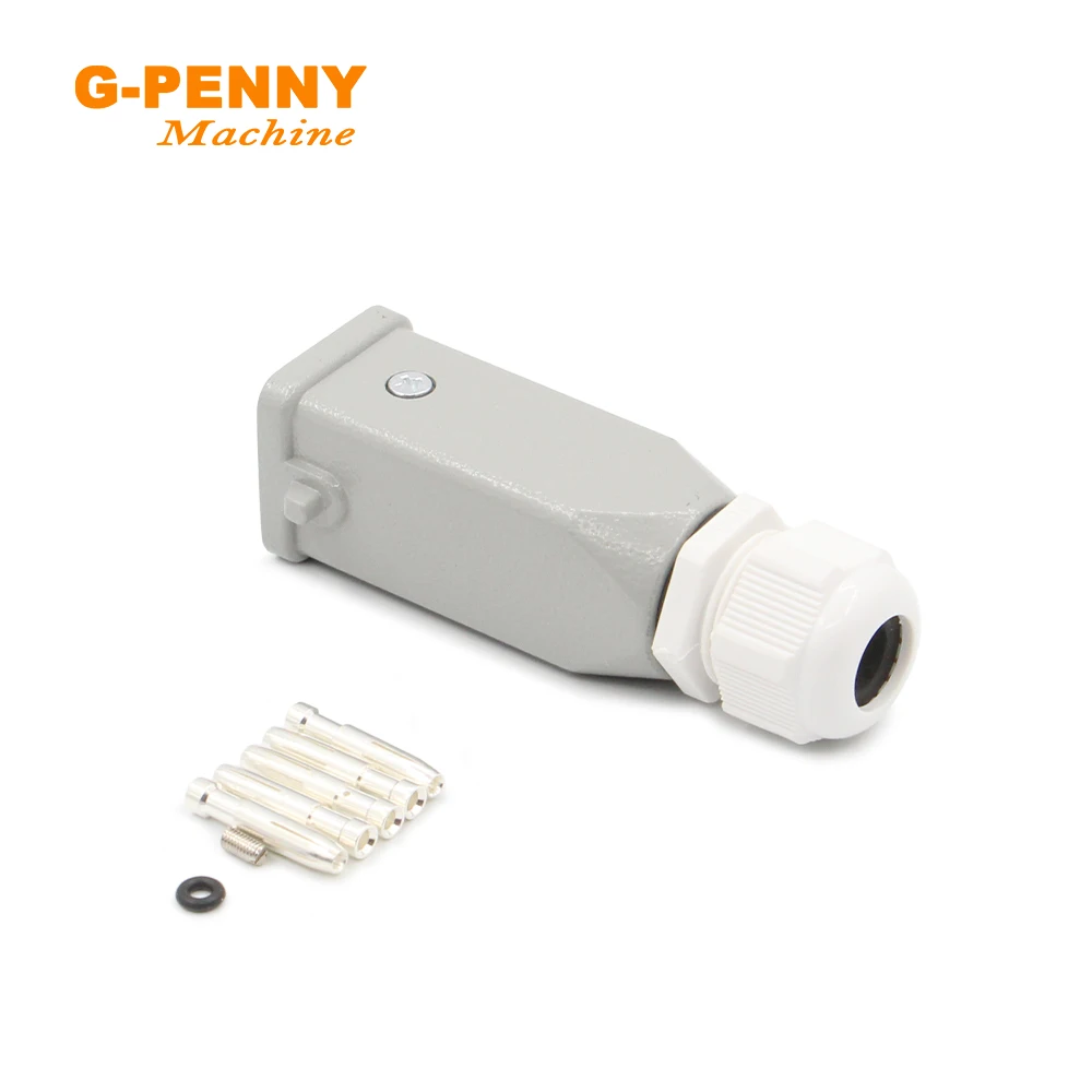 G-Penny Spindle Motor Aviation Plug Air Plug Parts M20-6 Engraving Machine Accessories For Square Air Cooled Spindle Motor