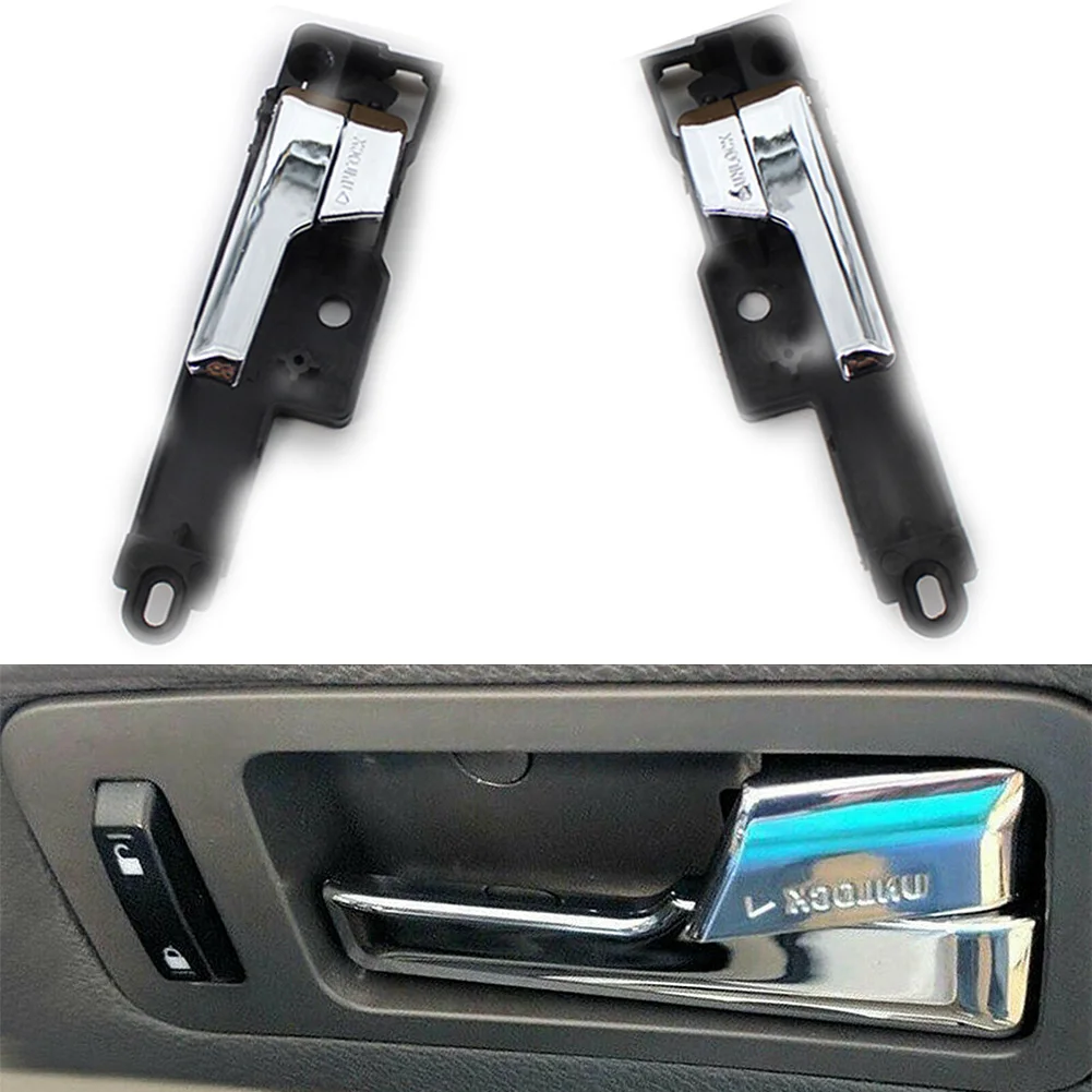 Chrome Car Inner Door Handle Interior Cover For 2006 2007 2009 2009 2010 20112012 Ford Fusion Front Left & Right