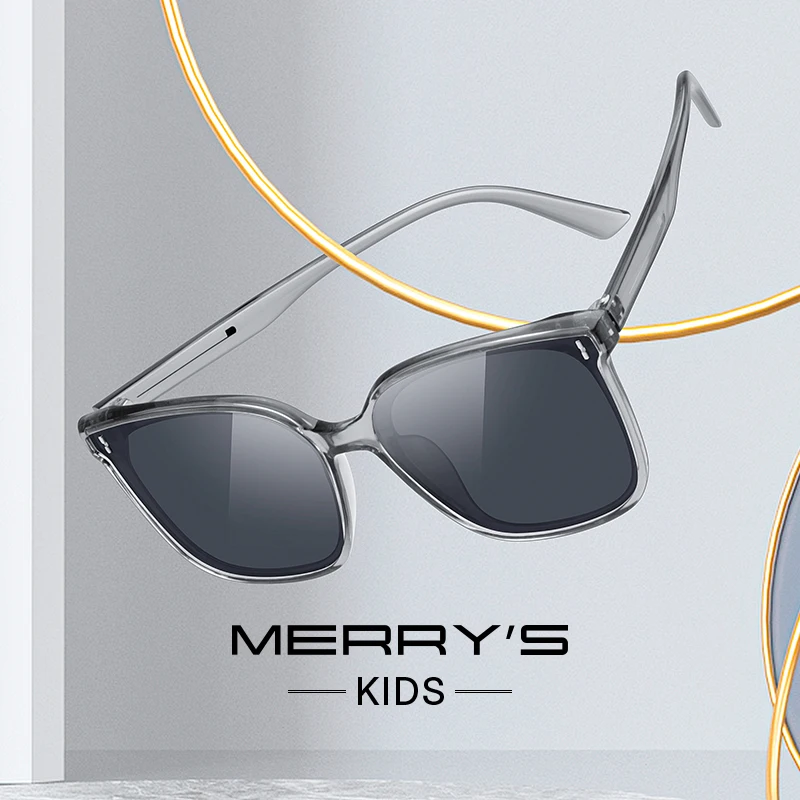 MERRYS DESIGN Girls Cat Eye Polarized Sunglasses Kids Sunglasses Girls Polarized TR90 Frames UV400 Protection S7225