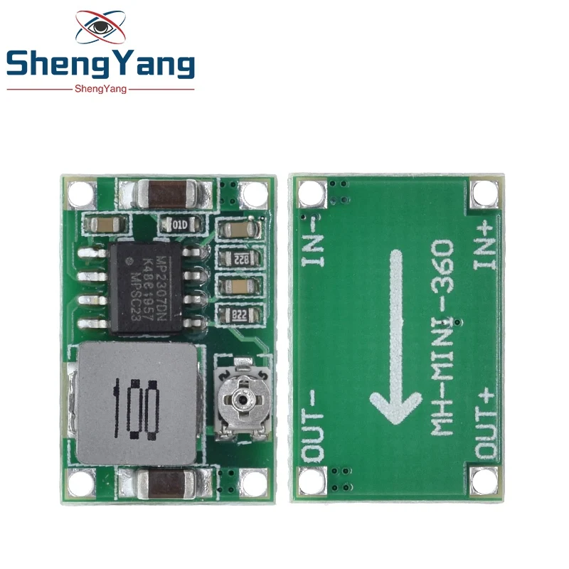 TZT 1/5/10PCS Mini360 DC-DC HM Buck Converter Step Down Power Supply Module 4.75-23V to 1-17V 340KHz Mini-360 Ultra-small