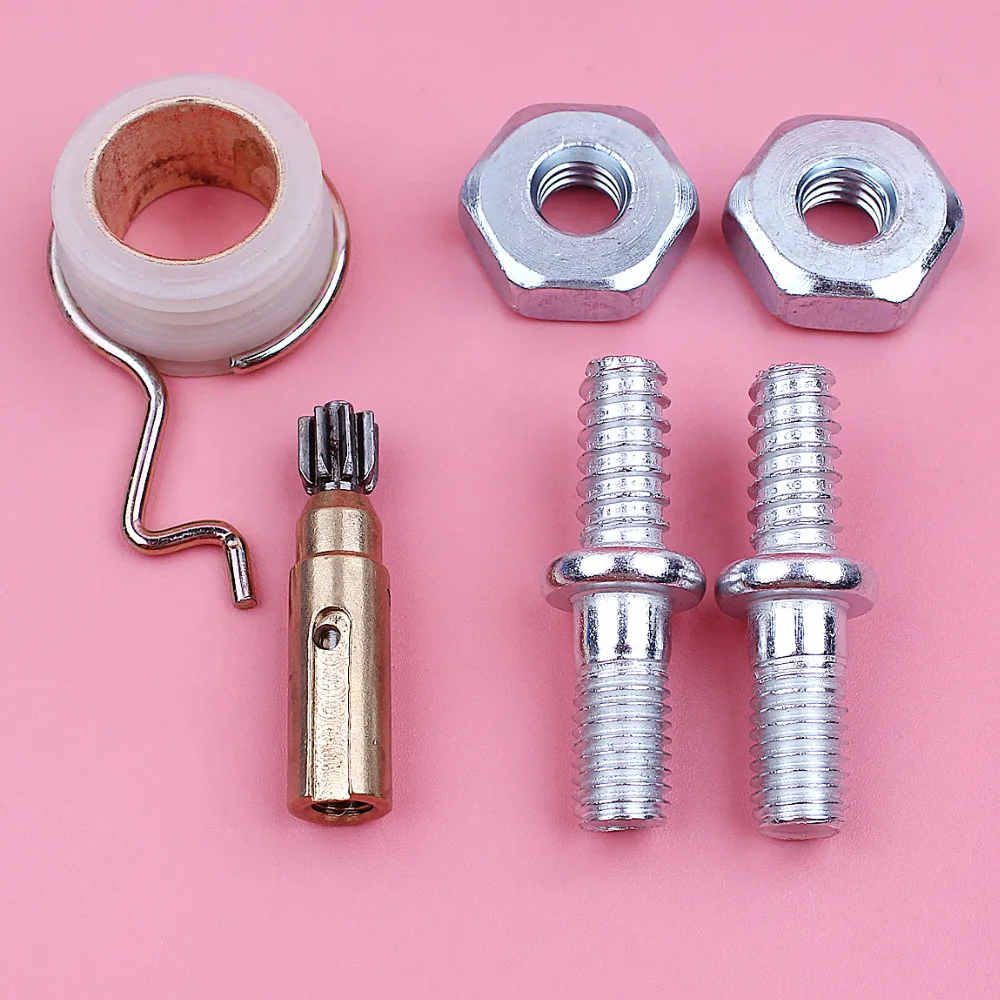 Adefol Bar vite prigioniera dado pompa olio Kit ingranaggi a vite senza fine per Stihl MS180 MS170 018 017 MS 180 170 parti di ricambio per motoseghe
