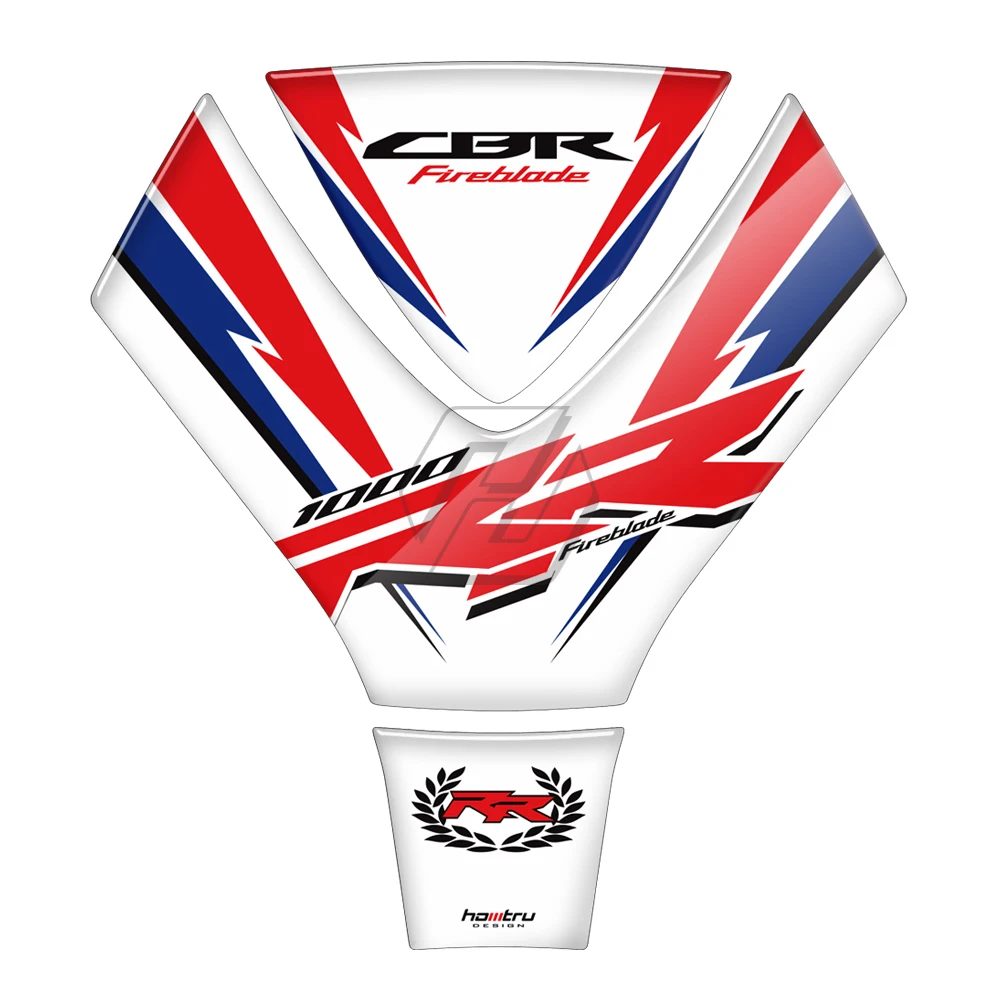 Funda protectora 3D para tanque de Gas de motocicleta, Protector para Honda CBR1000RR, CBR 1000RR Fireblade 2017 2018 2019