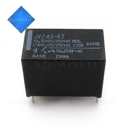 5pcs/lot JV24-KT JV24S-KT JV-24S-KT 24V 24VDC 5A 30VDC 250VAC DIP-4 In Stock