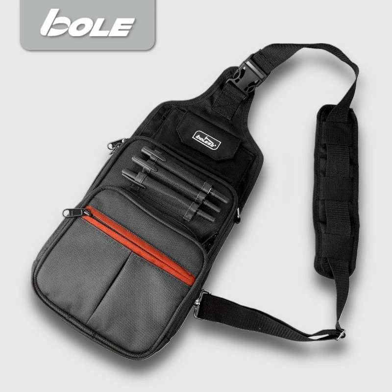 BOLE  Mechanic Electrician Canvas Pocket Waterproof Travel Bag Multifunctional Tool Bag Messenger Bag