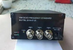 75ohm output by BG7TBL 10MHz OCXO FREQUENCY STANDARD 3 channel square wave clock Master Clock for your EtherREGEN