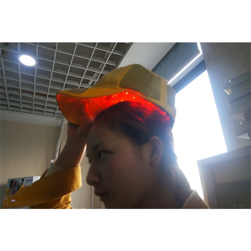 Red Light Therapy Massage Cap Scalp Stimulate Physiotherapy Infrared Ray Laser Cap for Hair Growth Anti Hair Loss Brush