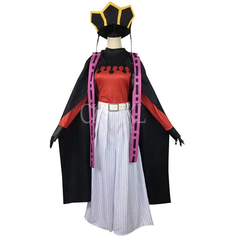 Douma Cosplay vermelho Fantasias, Halloween Uniforme