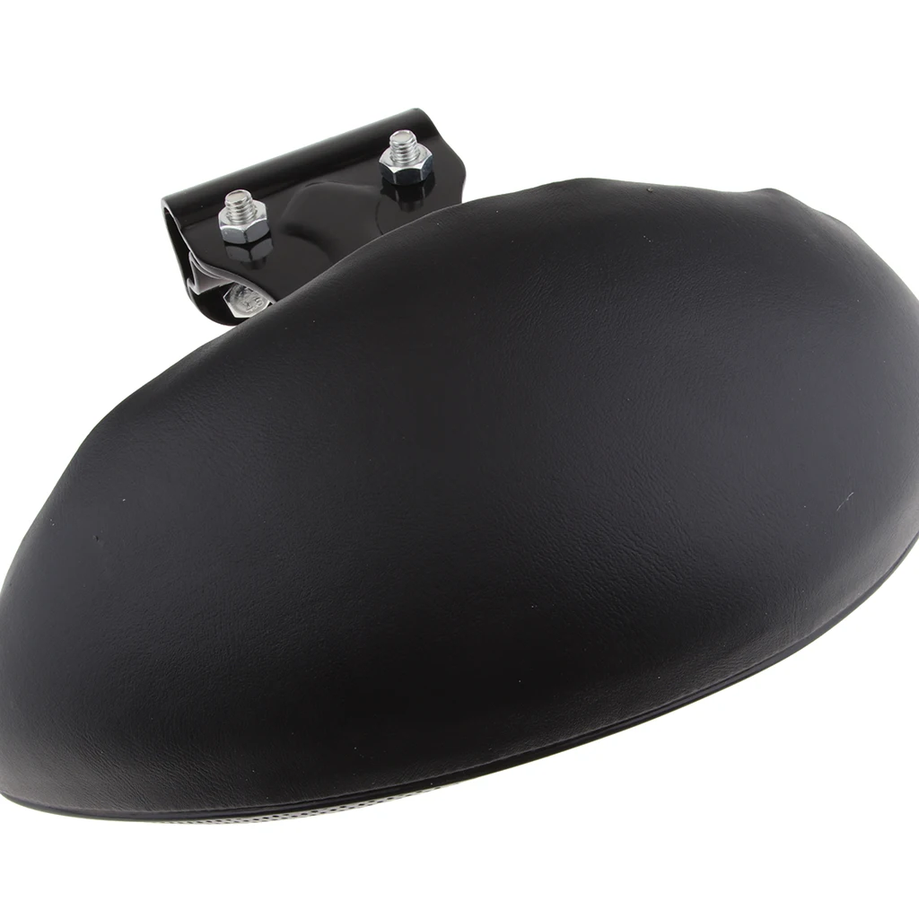 Motorcycle Scooter Rear Seat Backrest Back Rest Backrest Pad Black - Soft and Comfortable