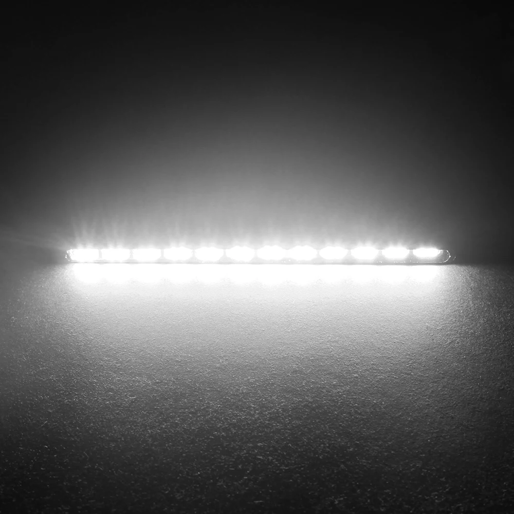 

Car DRL Led Strip 12 LEDs Car Styling Fog Light Daylight Daytime Running Lights 7030 SMD 2pcs