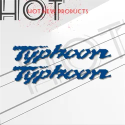Motorcycle sticker accessories bike Fuel tank Wheels helmet notebook Luggage reflective MOTO sign sticker For typhoon Tyiphoon