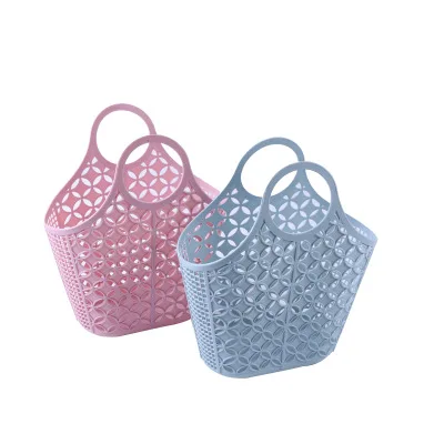 Soft plastic hand basket, Bath Basket, storage baskets, shopping basket