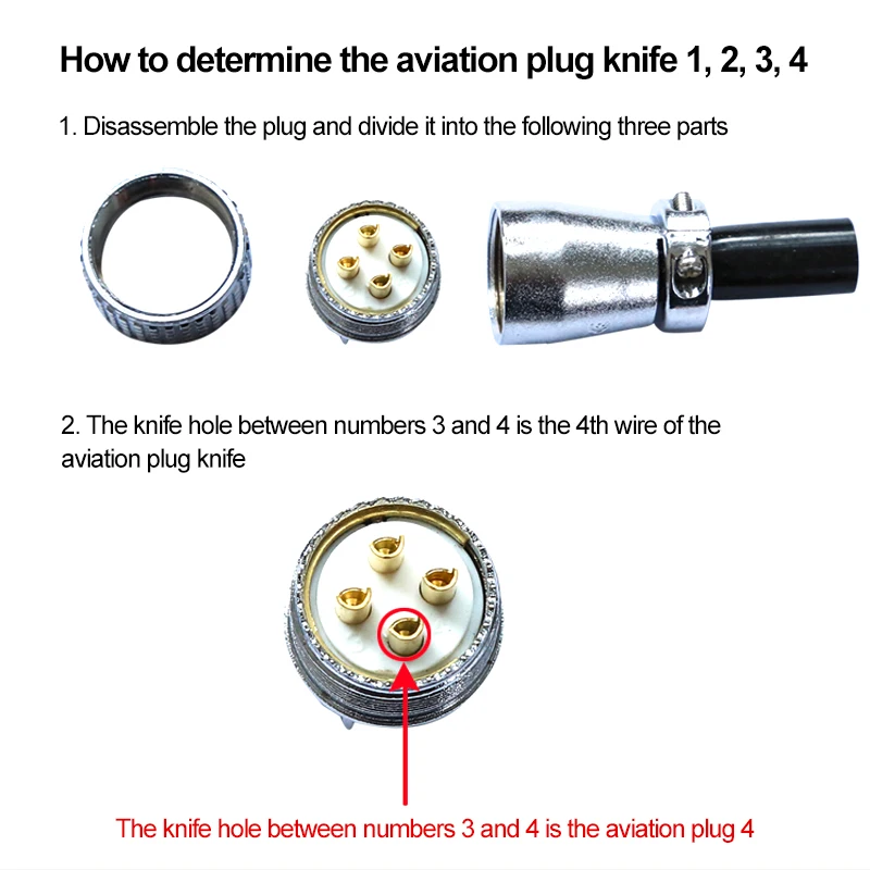 Conector de tomada de aviação de eixo, tomada de 4 pinos, fresadora cnc, adaptador de cabo de tomada de aviação, acessórios diy