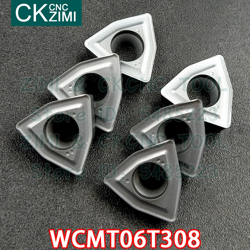 WCMT06T308 ZM1125 WCMT 06T308 карбидные вставки U вставки для дрели CNC индексируемый поворотный инструмент для WC Водоструйная быстрая дрель U дрели
