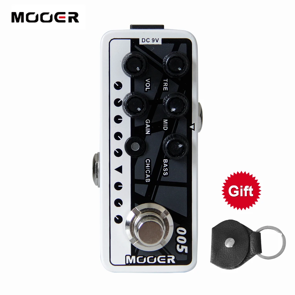 

Mooer 005 BROWN SOUND fifty-Fifty 3 High quality dual channel preamp 2 different modes for footswitch operation guitar effect