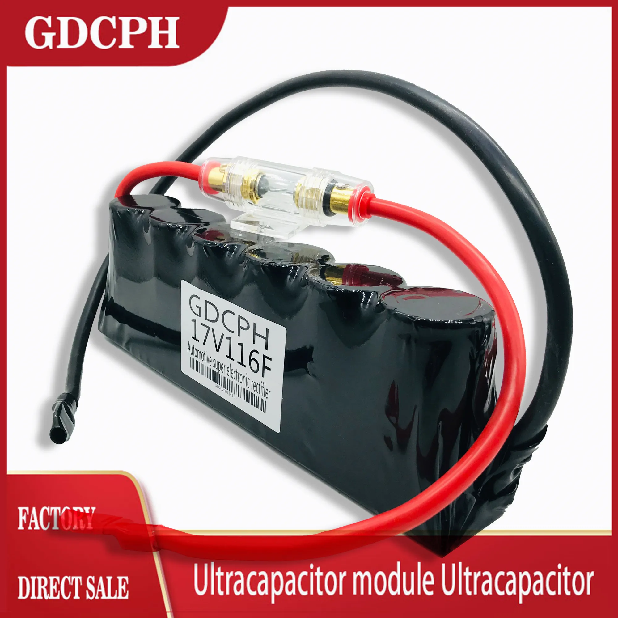 Supercapacitor รถยนต์โมดูลรีเซ็ต17V116F รถยนต์ Starter แทนที่16V83F