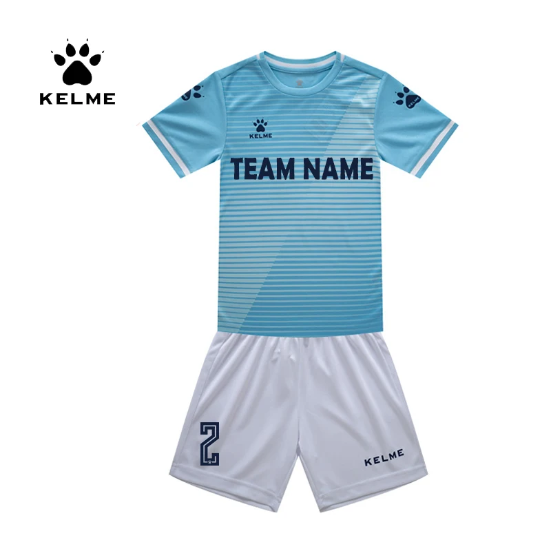 KELME Capretto Soccer Jersey di Calcio Uniforme di Estate Vestito Su Misura Shark Formazione Uniforme Della Squadra di Abbigliamento Sportivo