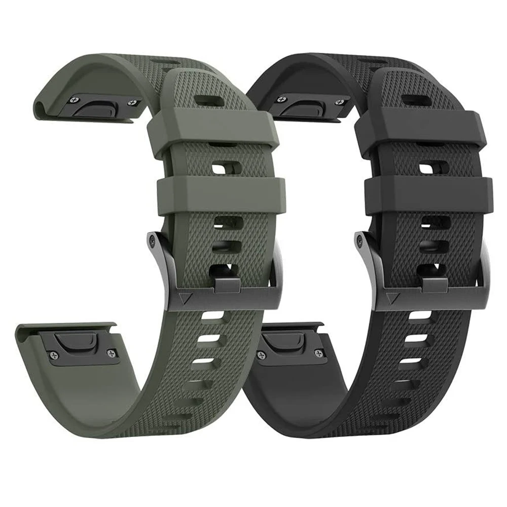 26 22ミリメートルシリコーンクイックリリース時計バンドストラップガーミンフェニックス6X 5X 3 3HR腕時計easyfit手首バンドストラップフェニックス6 5 935 945