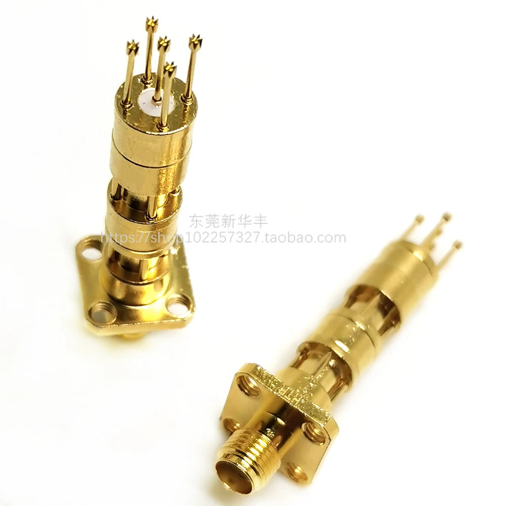 6 جرام عالية التردد التحقيق 5-pin RF رئيس ، زهر البرقوق 5-pin عالية التردد اختبار رئيس ، الملعب 3 مللي متر ، السكتة الدماغية 9 مللي متر