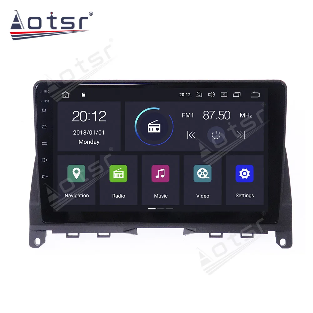 For Mercedes-Benz class C 3 W204 S204 Android Car radio Player GPS Navigation 360 camera Auto Stereo Vide Multimedia DSP carplay