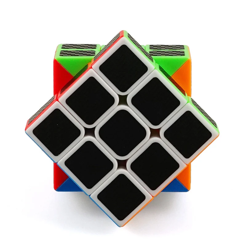 3x3x3 And 2*2 Carbon Fiber Sticker Magic Cube Puzzle 3x3 Speed Cubo Magico Square Puzzle Gifts Educational Toys for Children