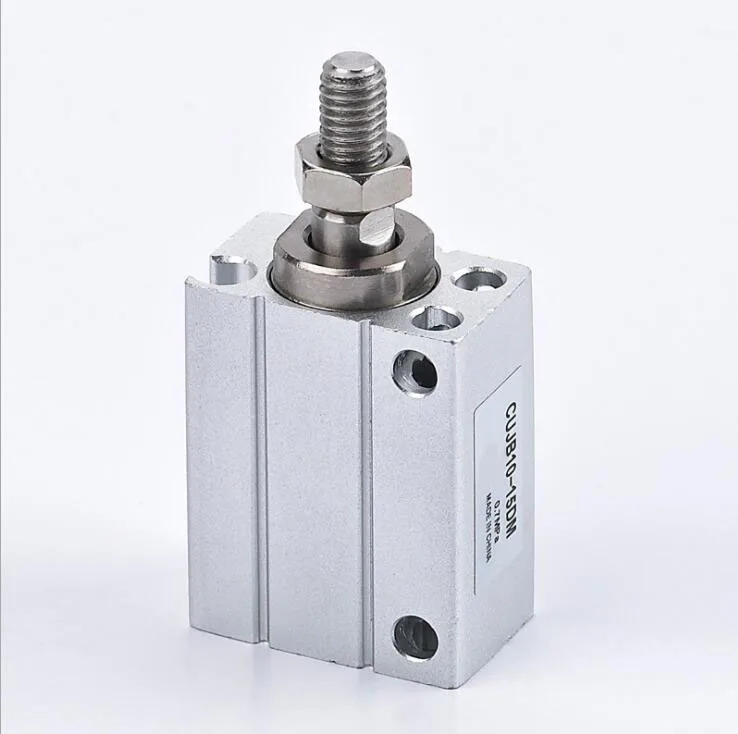 

Bore 4/6/8/10/12/16/20mm Stroke 4/5/6/8/10/15/20/25/30/35/40mm CDUJB Series Mini pneumatic Free Mount Cylinder