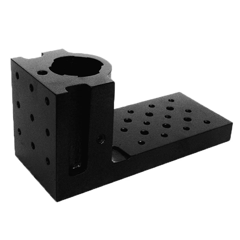 Optical Table Support Rod Clamp L-shaped Vertical Fixed Clamping Right-angle Block Vertical Adjustment Frame Optical Bench