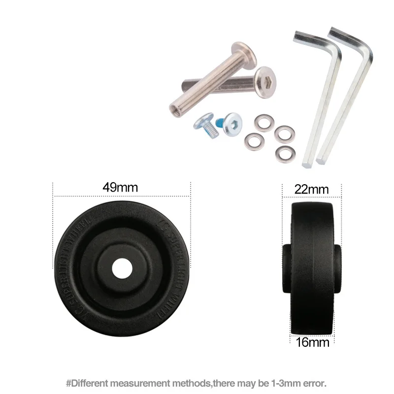 

Luggage Wheel Replacement Travel Trolley Case Wheel Wheel Caster Pulley Repair Parts 18 Inch 30 Inch Universal pulley